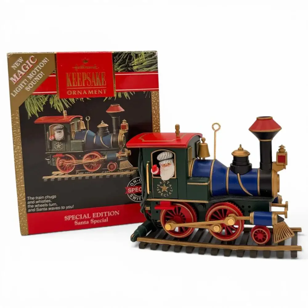 1991 Hallmark Keepsake Ornament Special Edition Santa Special Magic Train